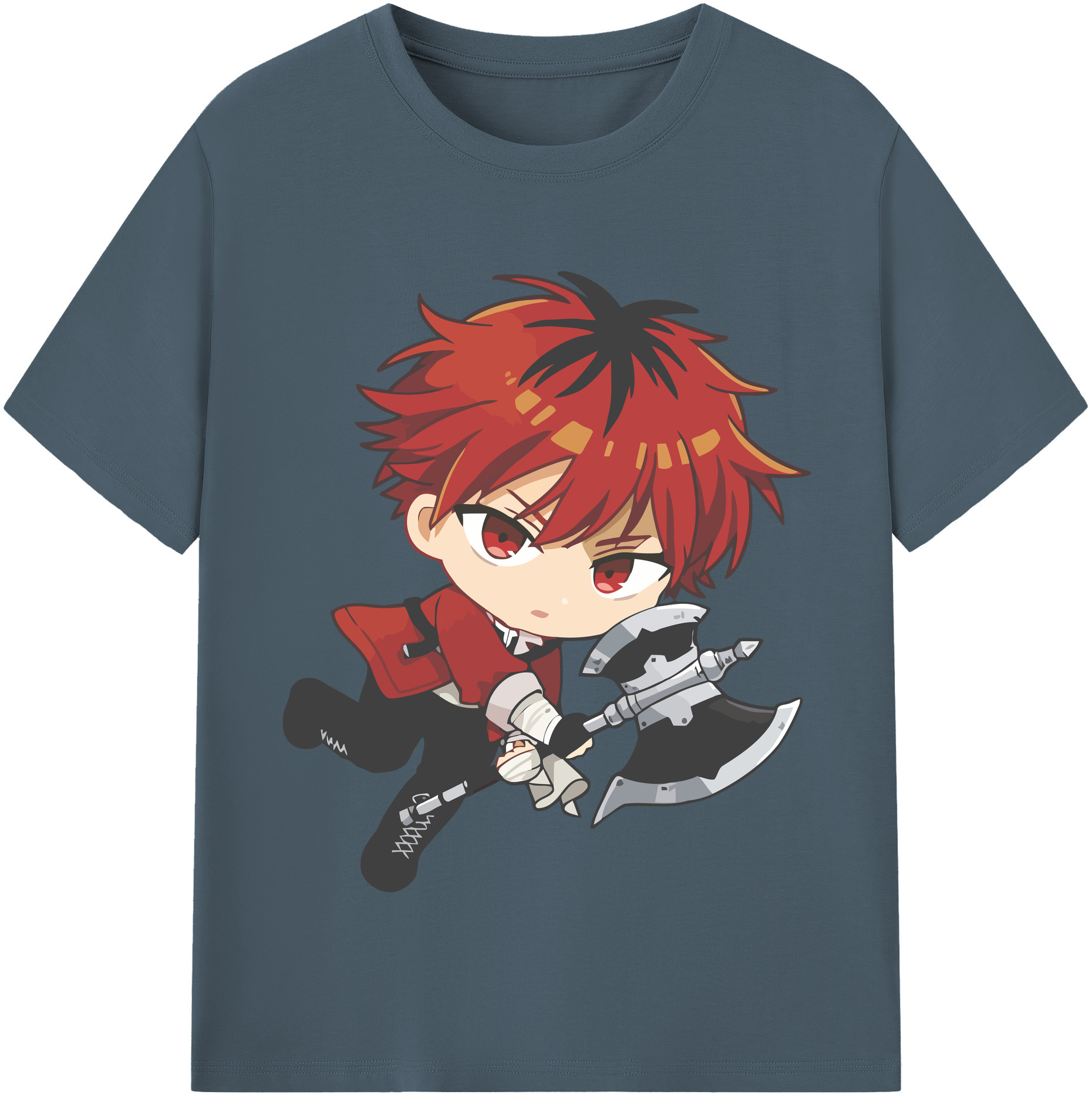 （画像用） 葬送のフリーレン Frieren 綿100％半袖Tシャツ（フロントプリント）